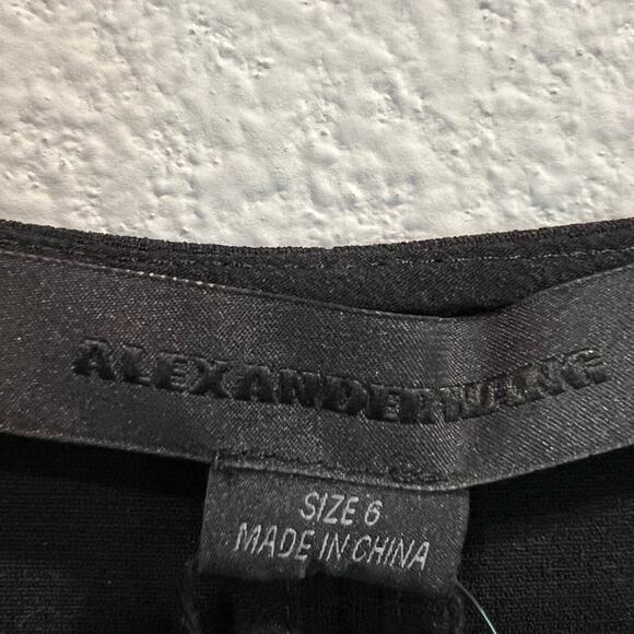 Alexander Wang Women’s Black Metal Detail Dress Size 6 NWT $650 Retail *FLAWS - Picture 3 of 11